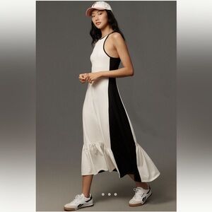 Anthropologie Daily Practice Colorblock Racer Midi dress